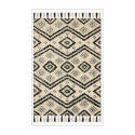 5-Foot X 7-Foot 6-Inch Black/Ivory Area Rug