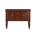 18 x 52 x 38-Inch Cherry Brown Wood 2-Drawer Woodmont Traditional Sideboard  