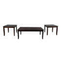 24 x 48 x 18-Inch Cherry Brown Brantley Accent Table    