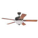 3-Speed 5-Mdf Blade Fairview Ceiling Fan With Light  