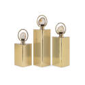 Agate Marble/Aluminum Decorative Bottle          