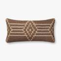 1-Foot X 2-Foot 3-Inch Brown & Multi Poly Pillow 