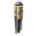 Blue Butterfly Simple Bamboo Small Wind Chime
