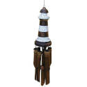 8-Inch Natural Lighthouse Bamboo Wind Chime