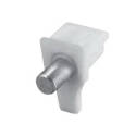 5mm White Plastic Shelf Support Pin