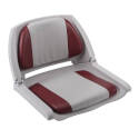 Gray & Red Fold Down Boat Seat