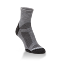 Medium Gray Light Weight Merino Wool Quarter Sock