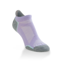 Medium Lavender & Turquoise Light Weight No-Show Tech Sock