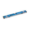 24-Inch 3-Vial Blue Aluminum Non-Magnetic LED Box Level      