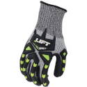 3xl Nitrile Coating Polyester/Polyethylene Coated Gloves        