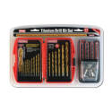 17-Piece Titanium Drill Bit Set