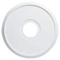 15-3/4-Inch White Molded Plastic Ceiling Medallion 