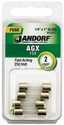 2-Amp Agx Cartridge Fast Acting Fuse Without Indicator