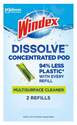 Windex Dissolve Concentrated Pod Multi-Surface Cleaner Refill, 2-Pack