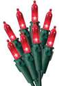 Sylvania LED Traditional Red Mini Christmas Light, 100-Light Set