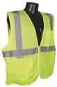 Class 2 Economical High-Vis Green Men's Safety Vest, XL