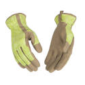Women's Small Green/Tan Synthetic Leather KincoPro Glove