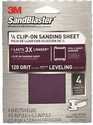 SandBlaster 120-Grit Clip-On Palm Sanding Sheet
