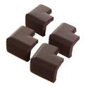 Brown, Classic Foam Corner Protectors - 4 Pack