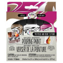 2-Ounce Acrylic Artist Paint, Fuchsia/Gold/White
