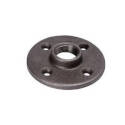 1/2 in. FIP Malleable Iron Black Pipe Floor Flange, 1-Pack