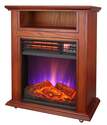 21-Inch Walnut Electric Quartz Fireplace