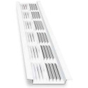 8 ft. x 2 in. White Aluminum Net Free Ventilating Soffit