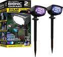 43-Lumen, 8-Watt, Bionic Color Burst Solar Power Light, 2- Pack