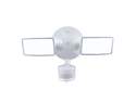 White LED Twin-Head Square Security Floodlight