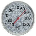8-Inch Galvanized Metal Thermometer