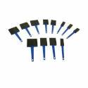 Low-Density Brush Set, 12-Brush, Plastic Handle