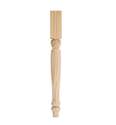 21-1/4-Inch Country Pine Table Leg