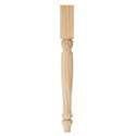 15-1/4-Inch Country Pine Table Leg