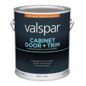1-Gallon Semi-Gloss Sheen White Base Cabinet, Door and Trim Enamel