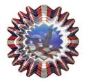 12-Inch Patriotic Animated Collection Spinner