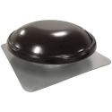 25-Inch Black Power Attic Roof Mount Vent