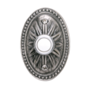 Pewter-Finish Surface Mount Doorbell