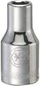 3/16-Inch Socket, 1/4-Inch Drive 6-Point Hand Socket