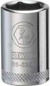7/16-Inch Socket, 1/4-Inch Drive 6-Point Hand Socket