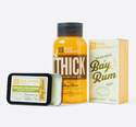 Bay Rum Set: 10-Ounce Big Ass Brick of Bay Rum - 17.5 floz Thick High Viscosity Body Wash - 1.5 oz Solid Cologne