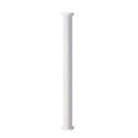 8-Inch x 10-Foot White Round Aluminum Fluted Column