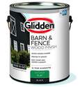 Paint Exterior Barn and Fence Flat Black 1-Gallon