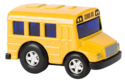 Welly Mini School Bus Die Cast Metal And Plastic Pull-Back And Go Toy Bus