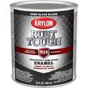Quart Semi-Gloss Black Krylon Rust Tough Max Protection