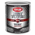 Quart Flat Black Krylon Rust Tough Max Protection