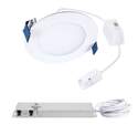 4-Inch White Lc Shower Canless Recessed Light Kit