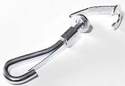 9/32 in. x 3-3/8 in. Zinc Steel Chain Snap - 60 lb. Working Load