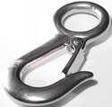 3/4-Inch Stainless Steel Rigid Round-Eye Spring Snap Hook