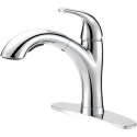 Chrome 1-Handle Pull-Out Kitchen Faucet