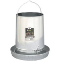 30 - Pound Galvanized Steel Rolled Edge Poultry Feeder